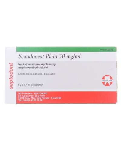 Scandonest 30 mg/ml, Injektionslösung