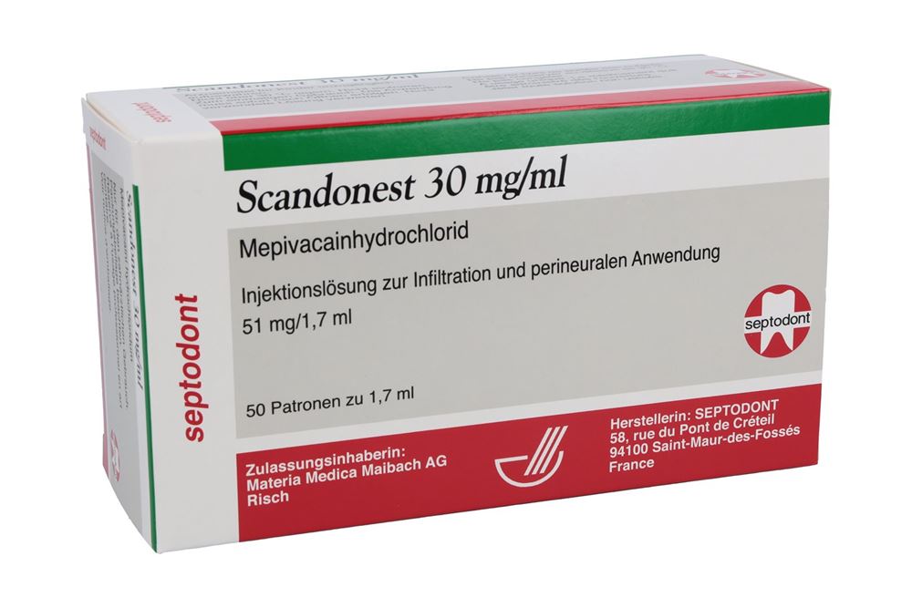 Scandonest 30 mg/ml, Injektionslösung