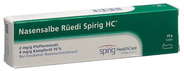 Nasensalbe Rüedi Spirig HC, Salbe