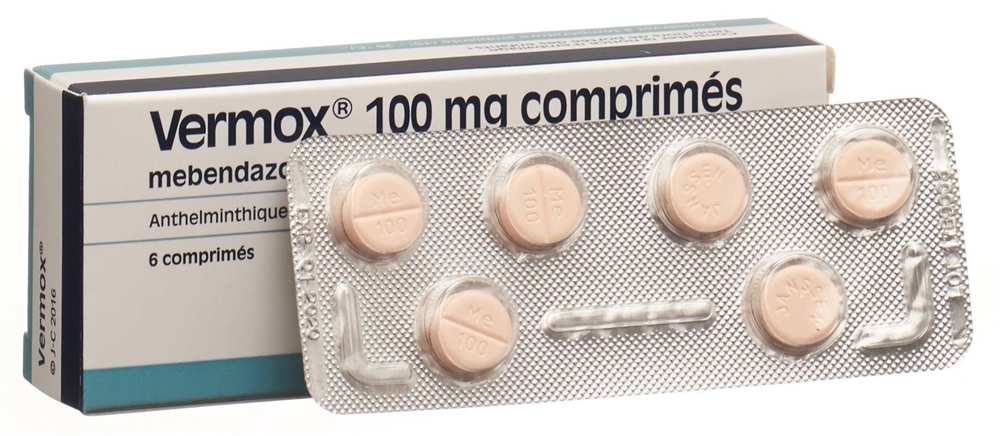 Vermox 100 mg, Tabletten