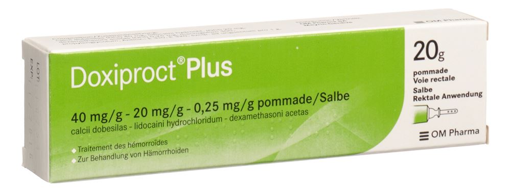 Doxiproct Plus, pommade rectale