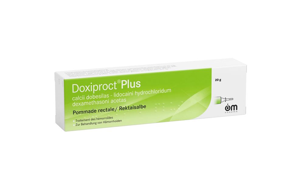 Doxiproct Plus pommade rectale 20 g