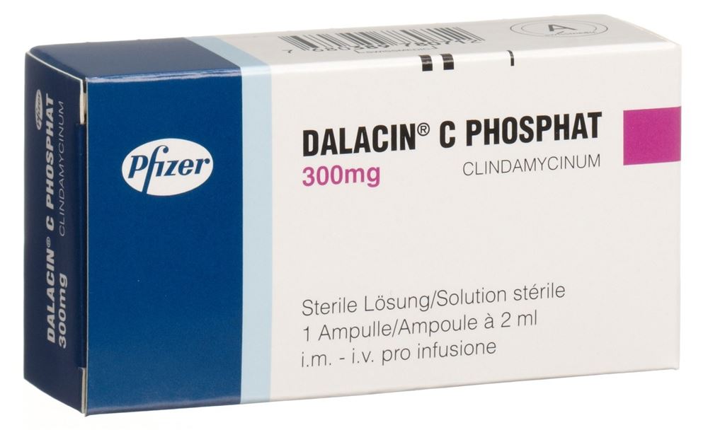 DALACIN C Phosphat sol inj 300 mg amp 2 ml