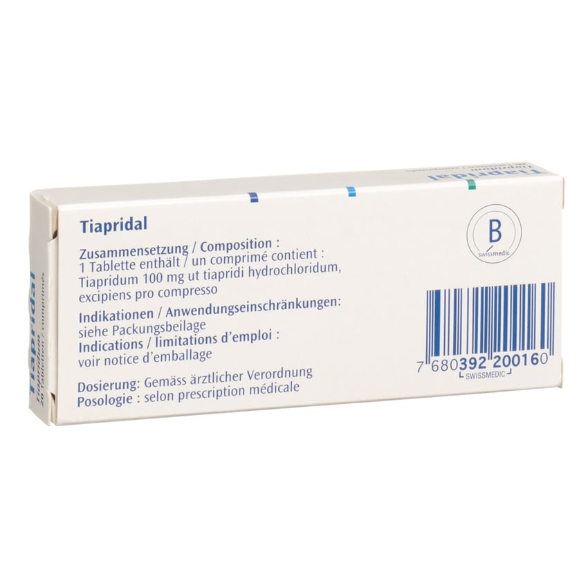 Tiapridal, Tabletten