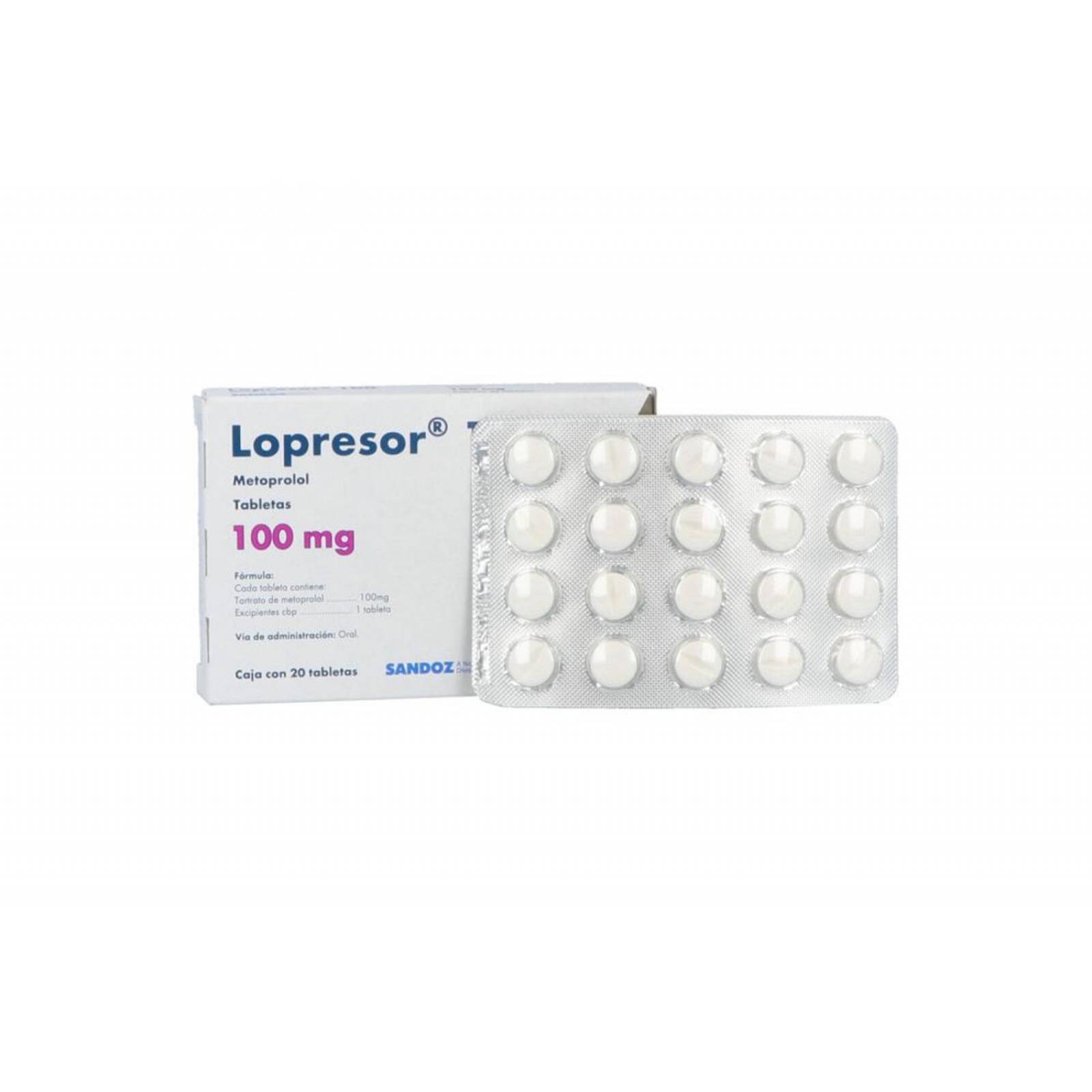 Lopresor 100, Filmtabletten