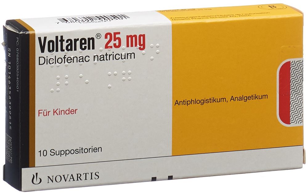 Voltaren 25, Suppositorien