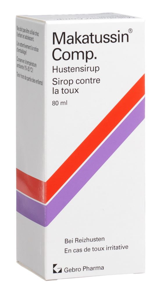 MAKATUSSIN Comp. sirop contre la toux fl 80 ml