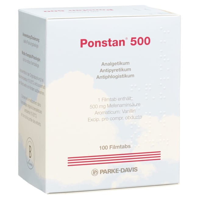 PONSTAN cpr pell 500 mg 100 pce