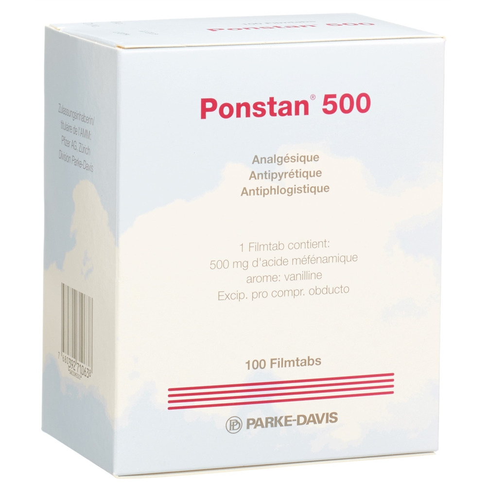 PONSTAN cpr pell 500 mg 100 pce