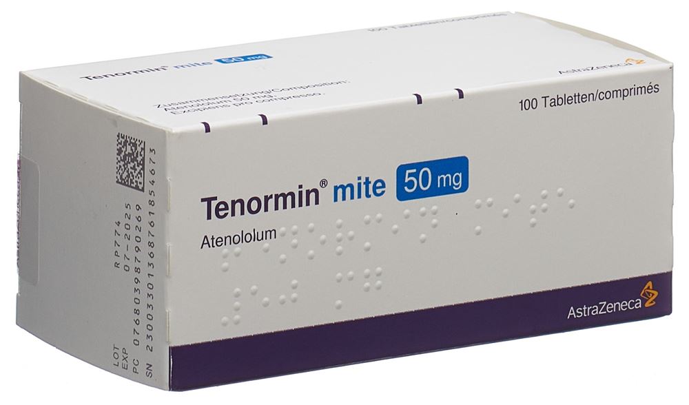 TENORMIN mite cpr 50 mg 100 pce