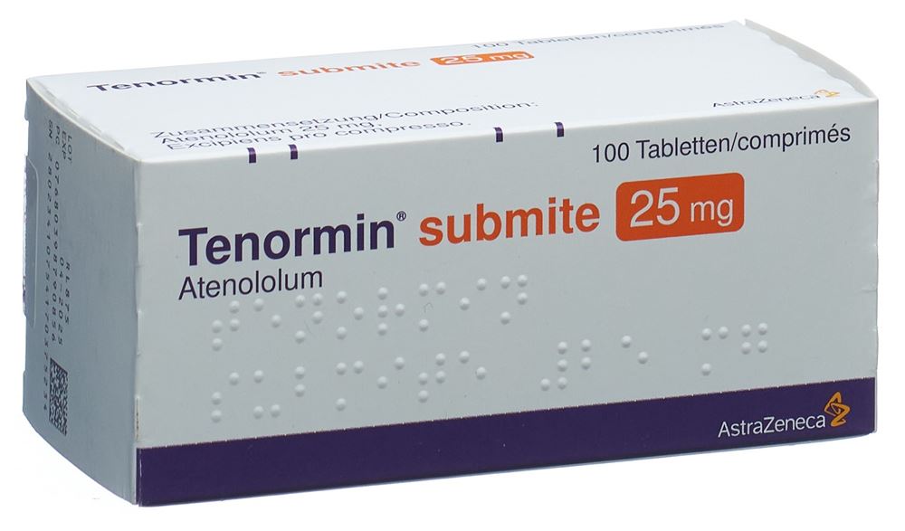 Tenormin submite, Tabletten