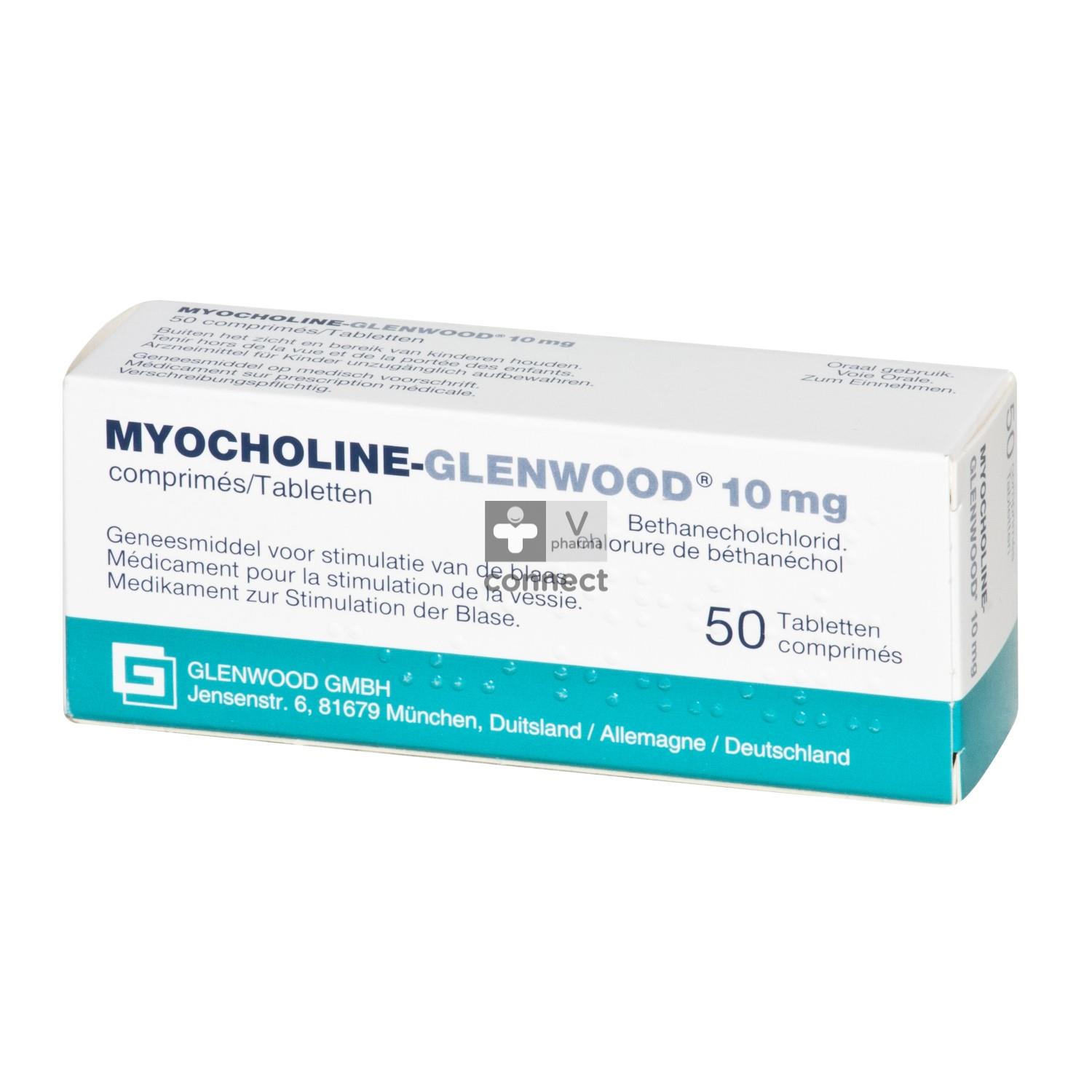 Myocholine-Glenwood 10 mg, Tabletten