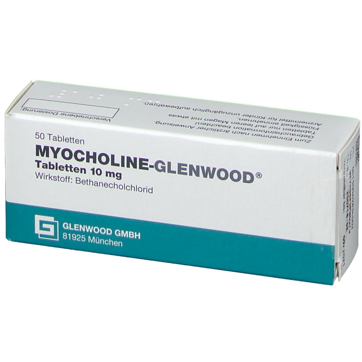 Myocholine-Glenwood 10 mg, Tabletten