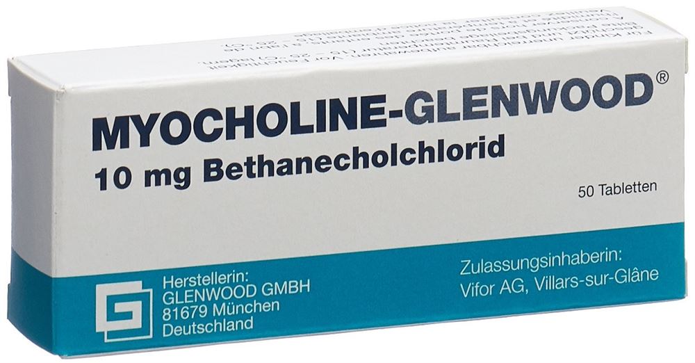Myocholine-Glenwood 10 mg, Tabletten