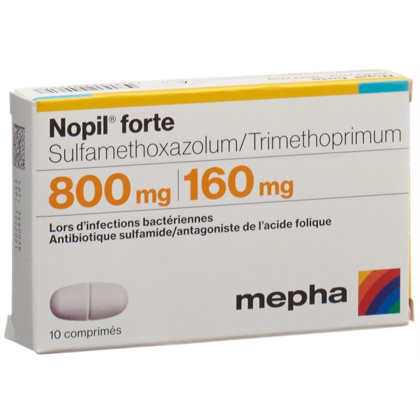 NOPIL forte cpr 800/160mg 10 pce
