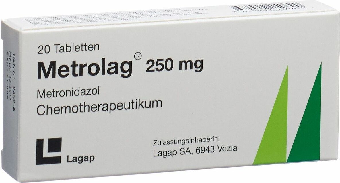 METROLAG cpr 250 mg 20 pce