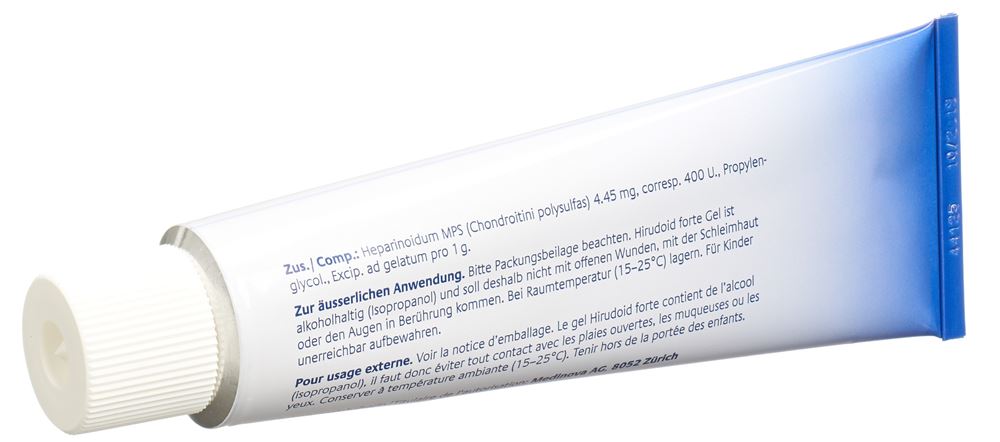 HIRUDOID forte gel 4.45 mg/g tb 100 g