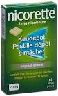 NICORETTE Original past dépôt mâcher 2 mg 30 pce