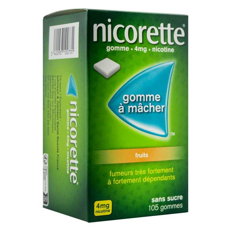Nicorette Freshfruit 4 mg, wirkstoffhaltiges Kaugummi