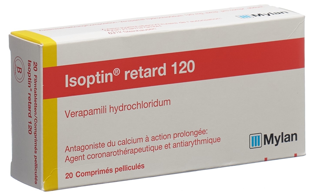 ISOPTIN retard cpr pell ret 120 mg 20 pce