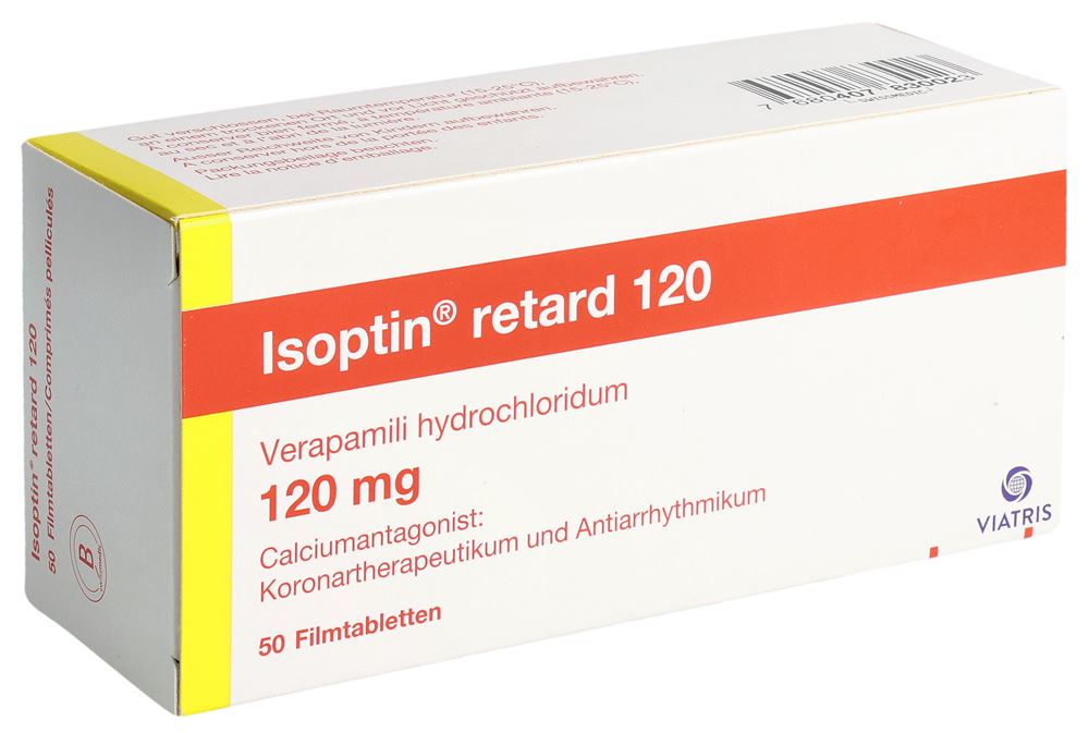 ISOPTIN retard cpr pell ret 120 mg 50 pce