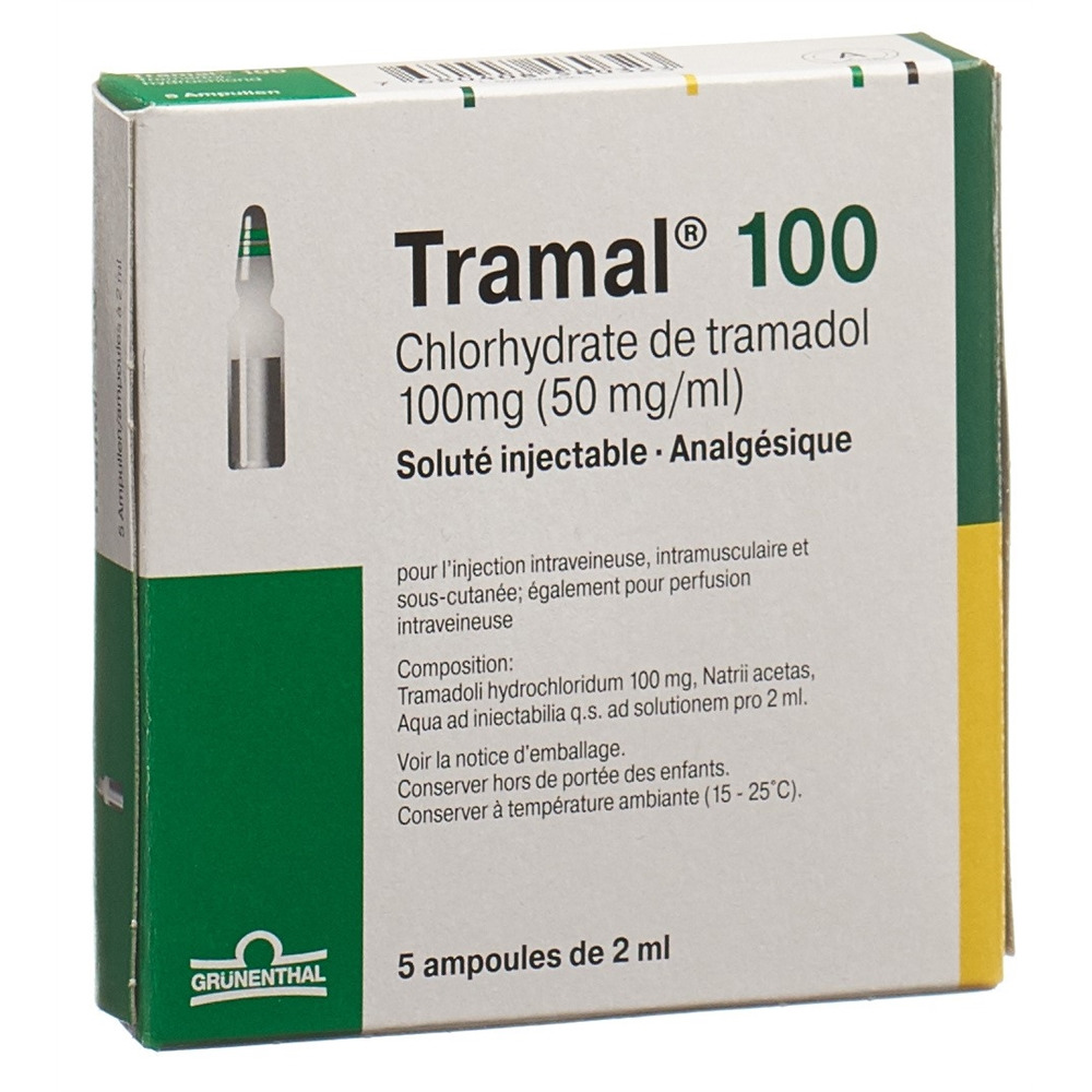 TRAMAL sol inj 100 mg/2ml 5 amp 2 ml