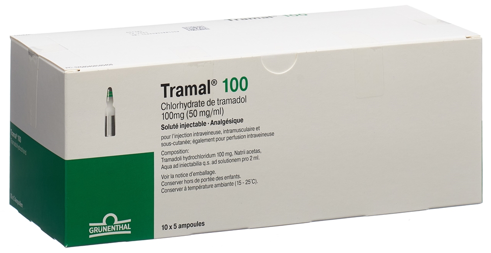 TRAMAL sol inj 100 mg/2ml 50 amp 2 ml
