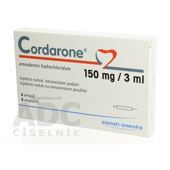 Cordarone, solution injectable