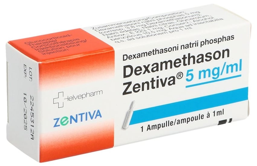 Dexamethason Zentiva 5 mg, Injektionslösung