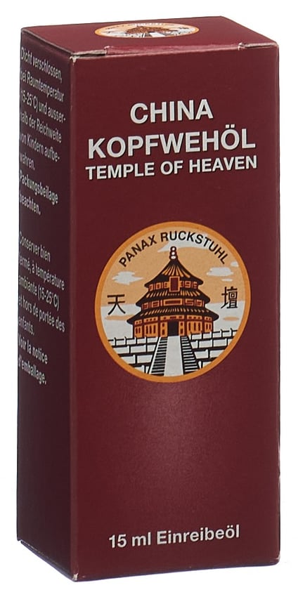 China Kopfwehöl Temple of Heaven, Einreibeöl