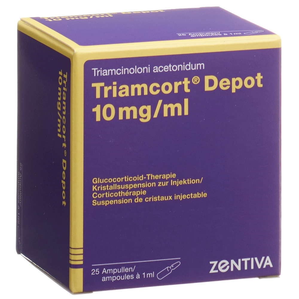 TRIAMCORT Dépôt susp crist 10 mg/ml amp 1 ml