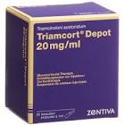 TRIAMCORT Dépôt susp crist 20 mg/ml amp 1 ml