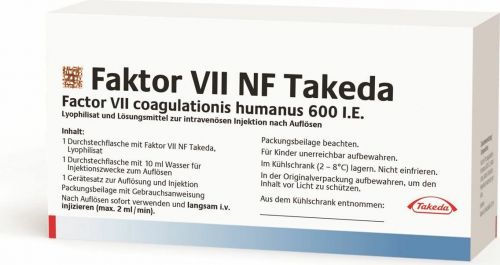 Faktor VII NF Takeda, Injektionspräparat