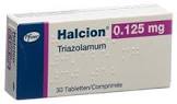 Halcion 0.125 mg, Tabletten