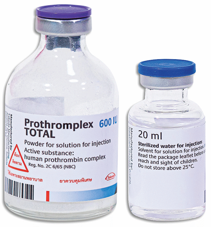 Prothromplex NF 600 I.E., Pulver und Lösungsmittel zur Herstellung einer Injektionslösung