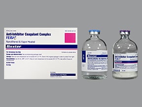 Feiba NF 2500 E., Pulver und Lösungsmittel zur Herstellung einer Injektionslösung