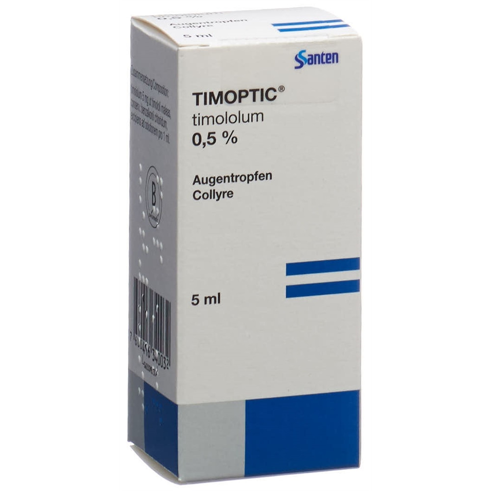TIMOPTIC gtt opht 0.5 % fl 5 ml