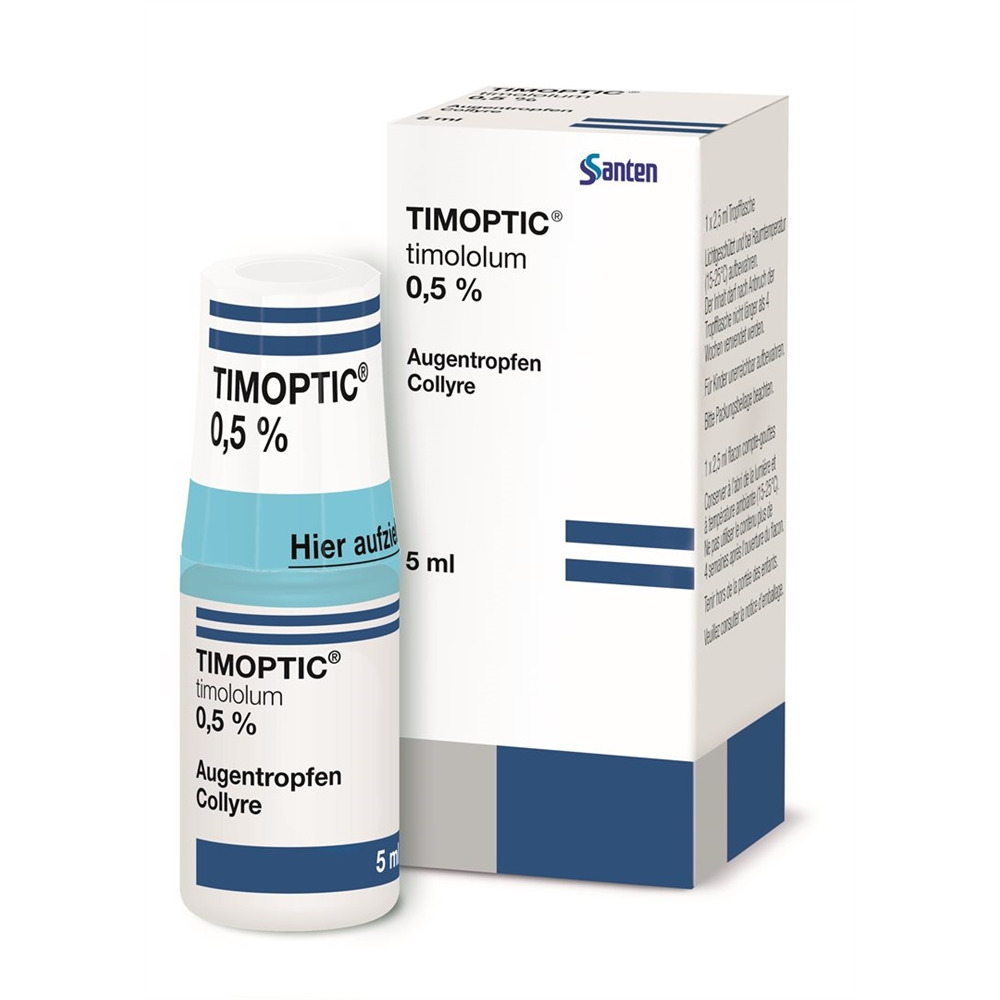 TIMOPTIC gtt opht 0.5 % 3 fl 5 ml