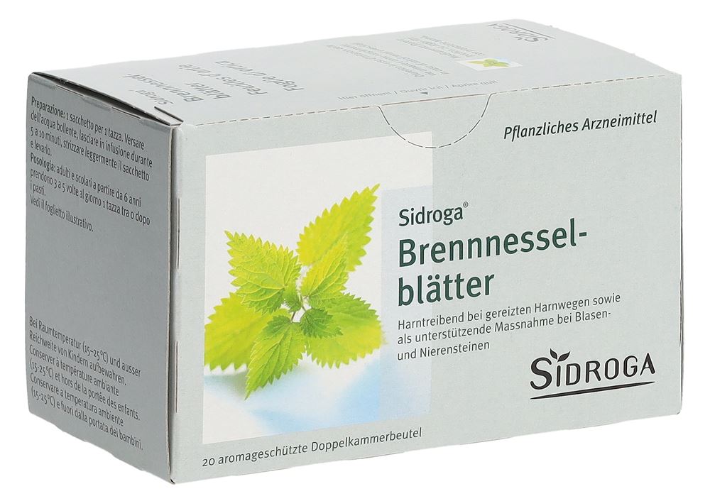 SIDROGA feuilles d'ortie 20 sach 1.5 g