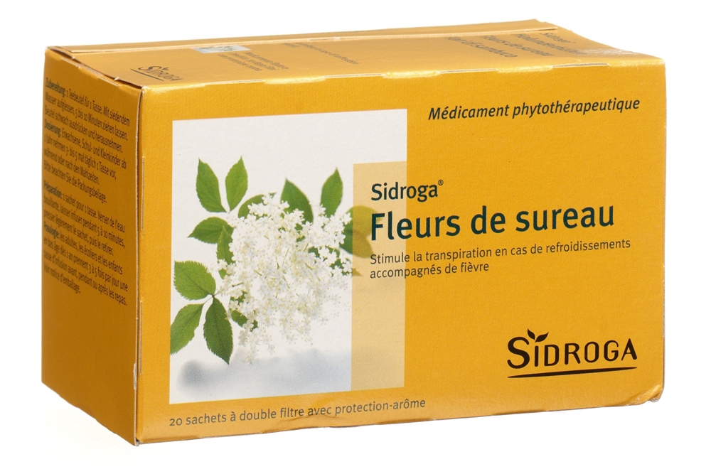 SIDROGA fleurs de sureau 20 sach 1 g