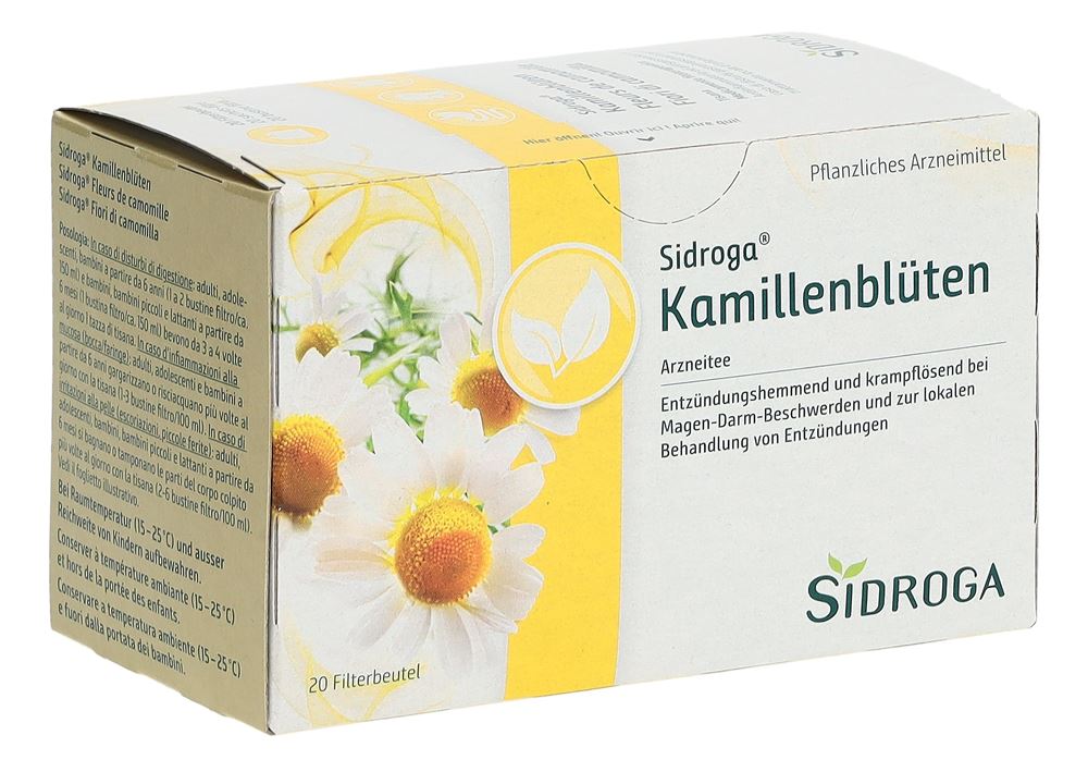 SIDROGA fleurs de camomille 20 sach 1.5 g