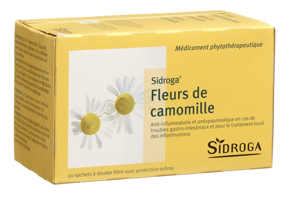 SIDROGA fleurs de camomille 20 sach 1.5 g