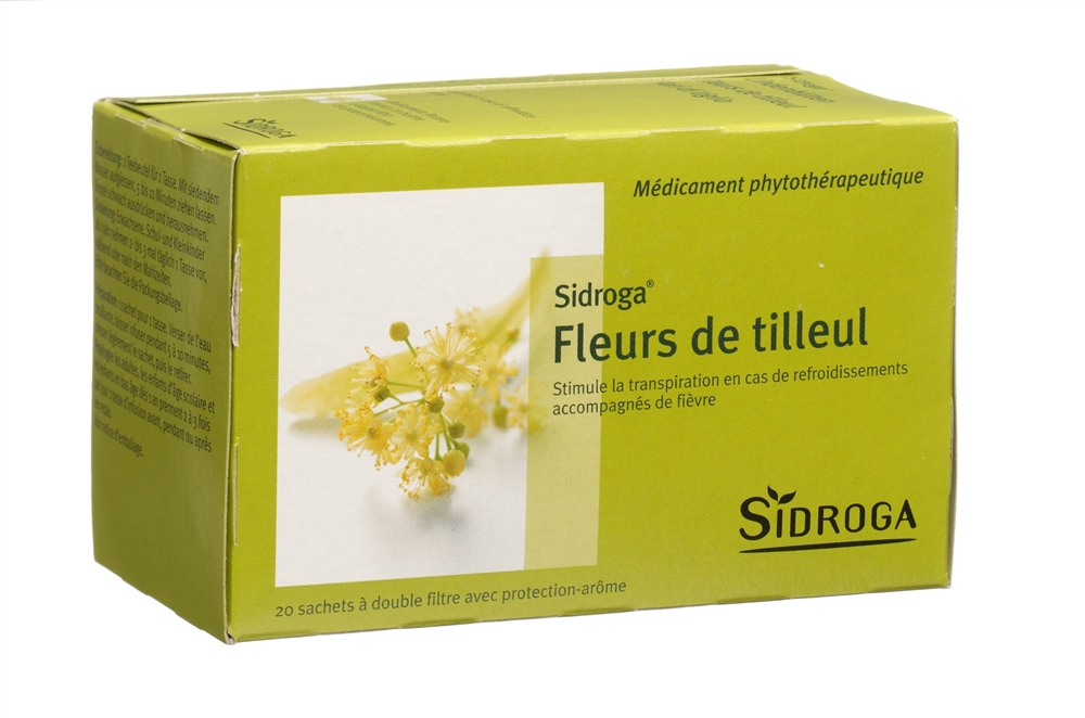 SIDROGA fleurs de tilleul 20 sach 1.8 g