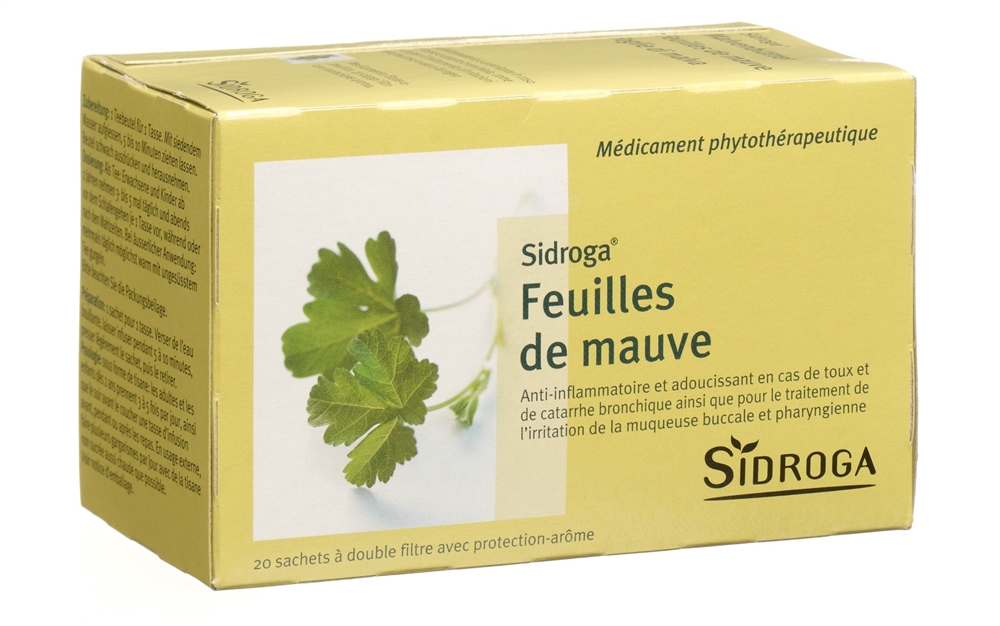 SIDROGA feuilles de mauve 20 sach 0.9 g
