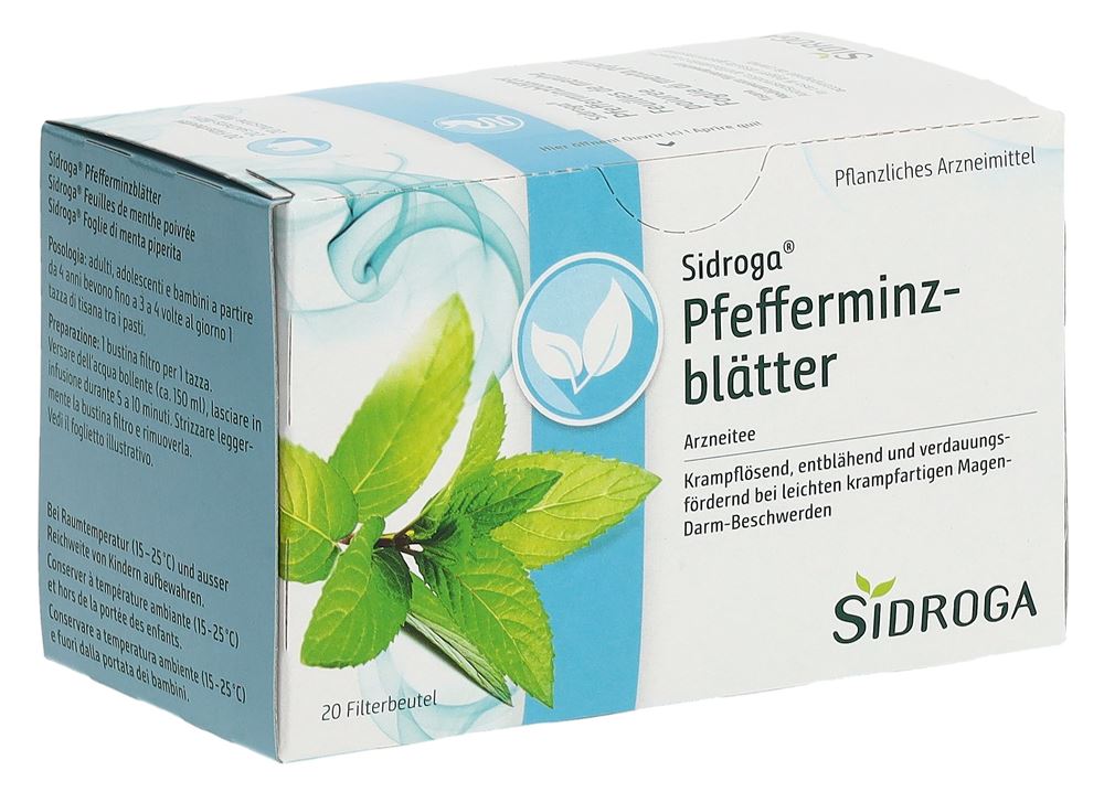 Sidroga Pfefferminzblätter, Arzneitee