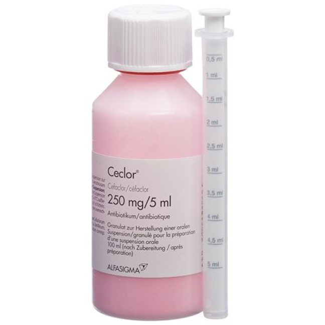 Ceclor 250 mg, Granulat zur Herstellung einer oralen Suspension