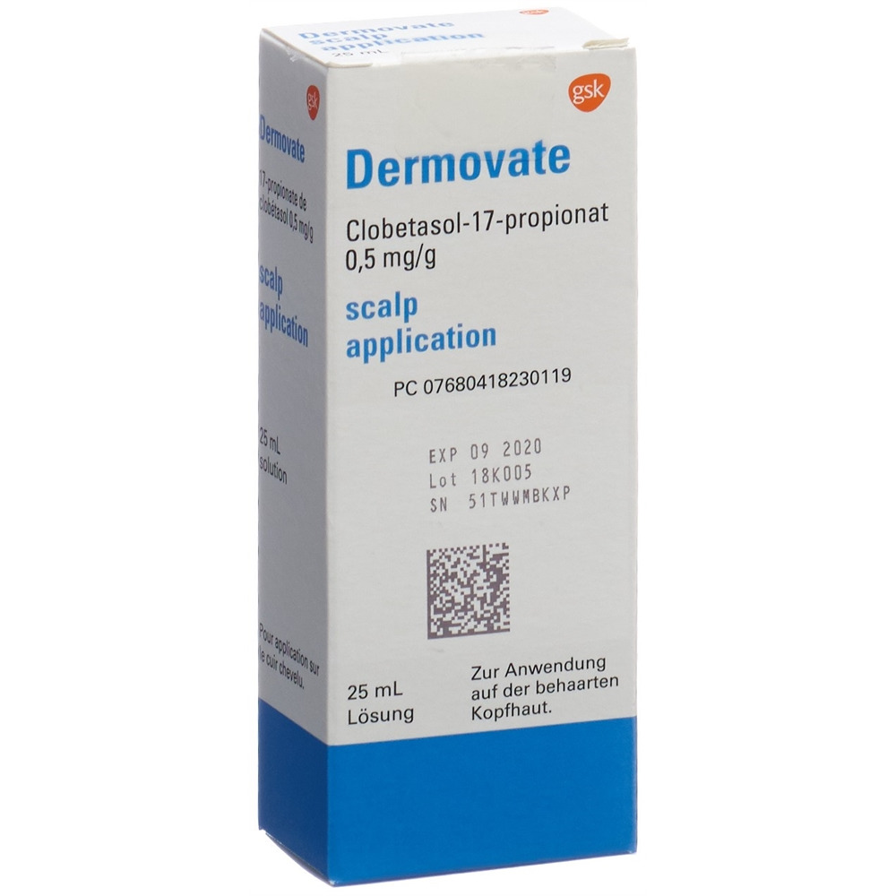 Dermovate Scalp Application, Lösung