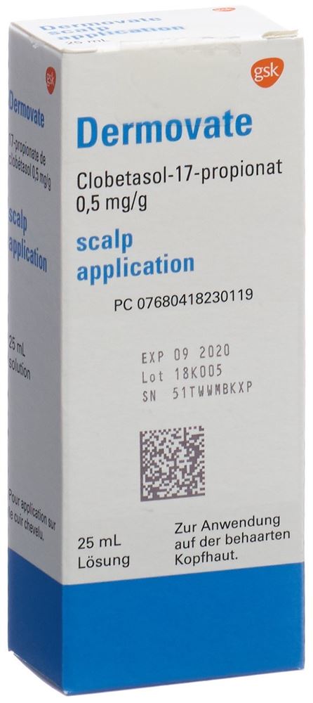 Dermovate Scalp Application, Lösung