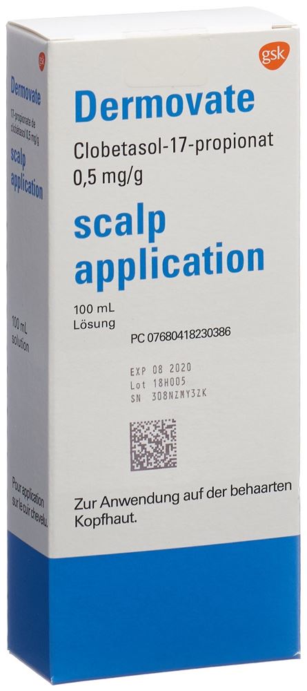 Dermovate Scalp Application, Lösung