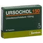 Ursochol 150 mg, compresse